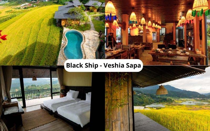 Black ship - Veshia Sapa homestay có bể bơi view núi siêu đẹp 