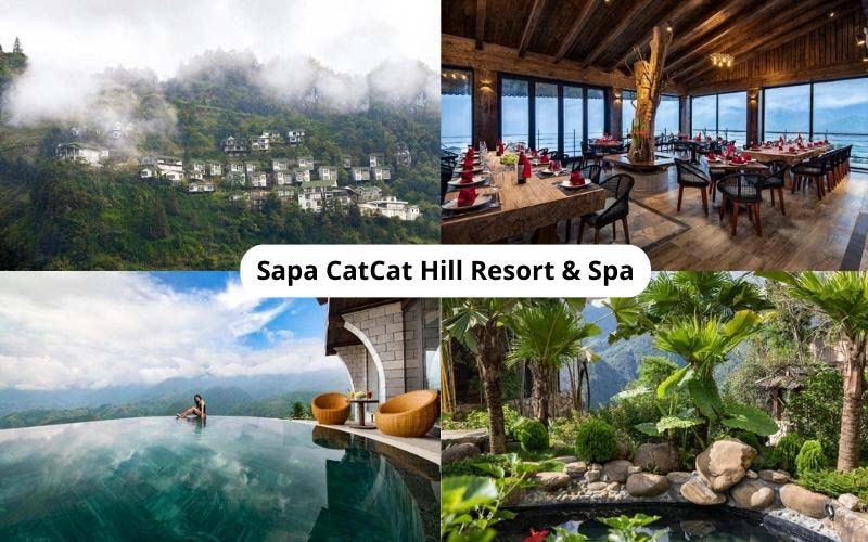 Sapa CatCat Hill Resort có bể bơi vô cực với tầm nhìn ngoạn mục