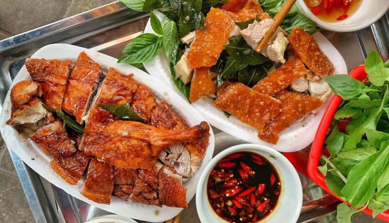 Vịt quay Lặng sơn món ngon vùng biên giới 