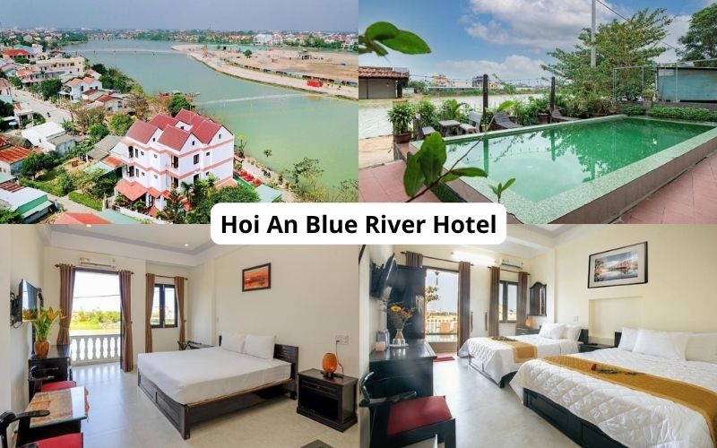 Khách sạn Hội An Blue River có view hướng ra mặt sông êm đềm hoặc vườn xanh mát